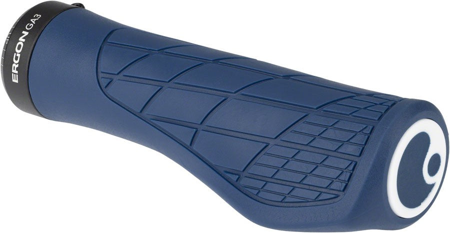 Ergon GA3 Large Bicycle Handlebar Grips - Nightride Blue