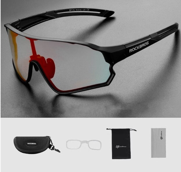 Polarized & Photochromic Cycling Sunglasses UV400 Protection Sport Glasses