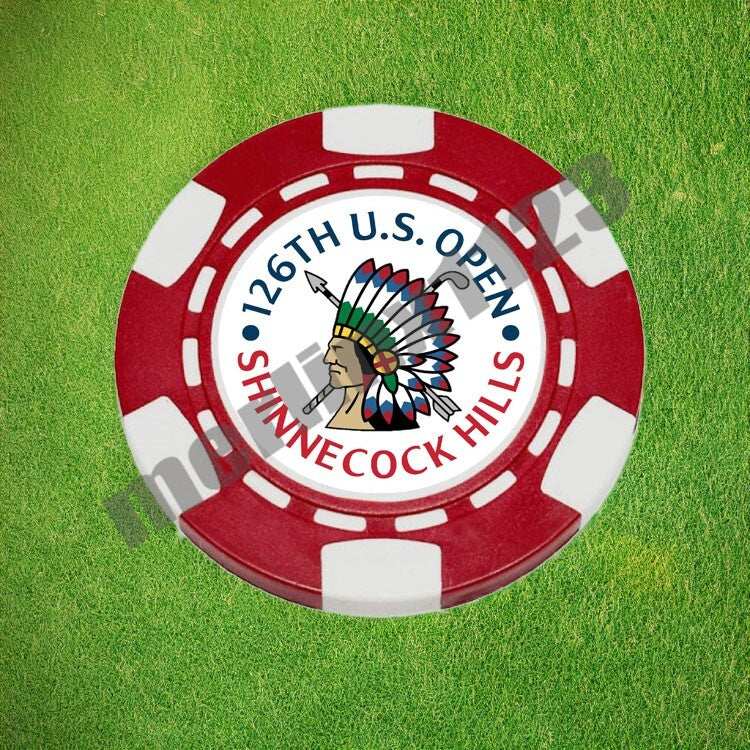 Magnetic Poker Chip & Golf Ball Marker Set - Durable Clay, Waterproof, 1.56 Inch