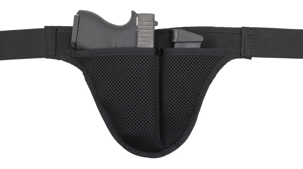 Concealed Carry Holster for Crotch or IWB - Small, Medium, Large Sizes, Left or Right Hand