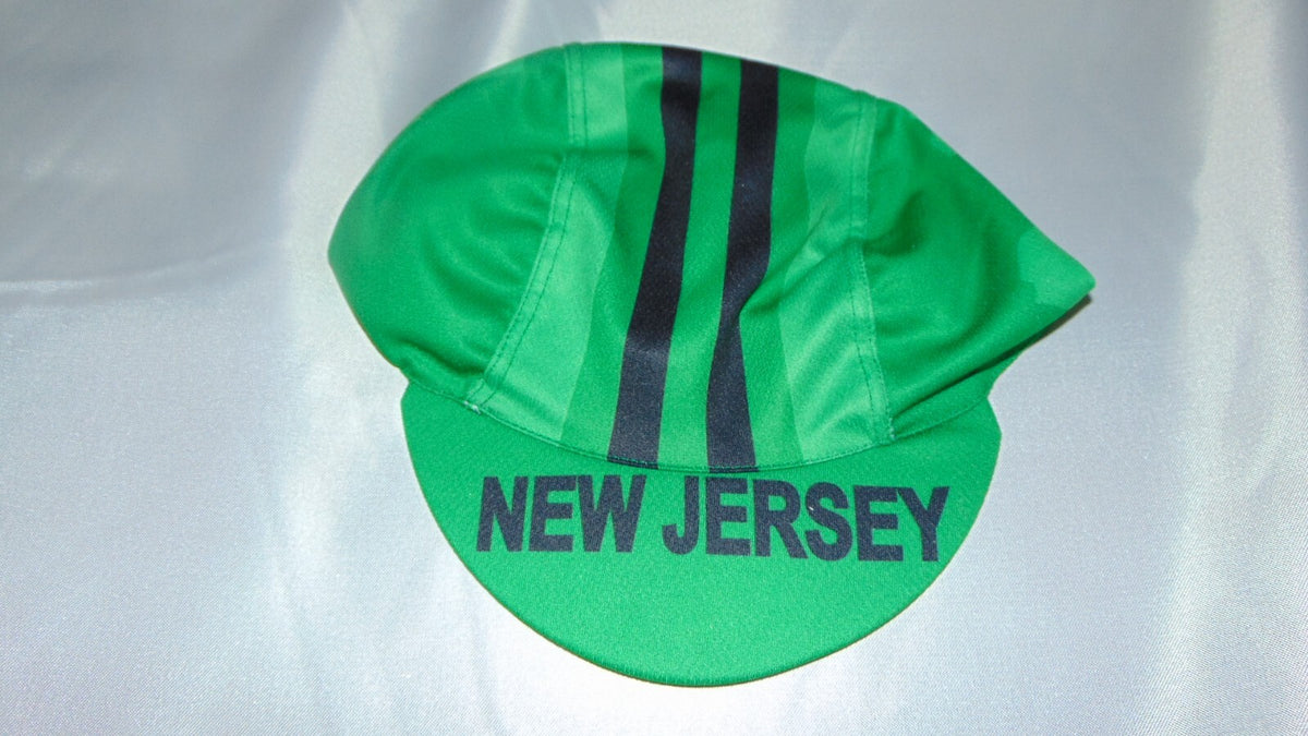 Cycling Cap for Pista Fixed Gear Biking - Jersey NJ Sublimated UV Protection