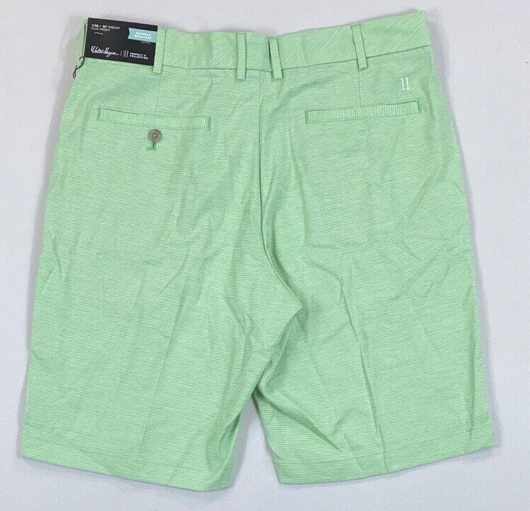Men's Golf Shorts Flat Front Seersucker Breathable Stretch Waistband