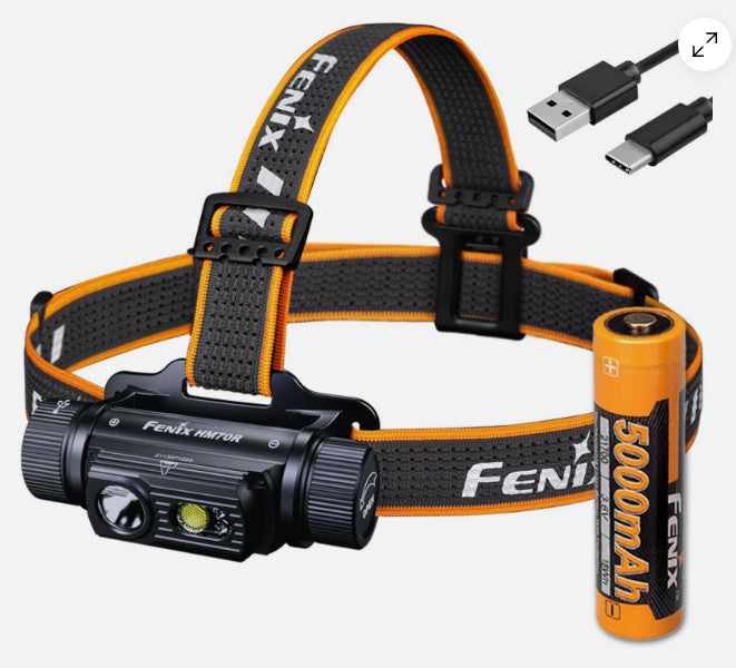 USB Rechargeable Headlamp 1600 Lumen Waterproof Head Torch with Red LED