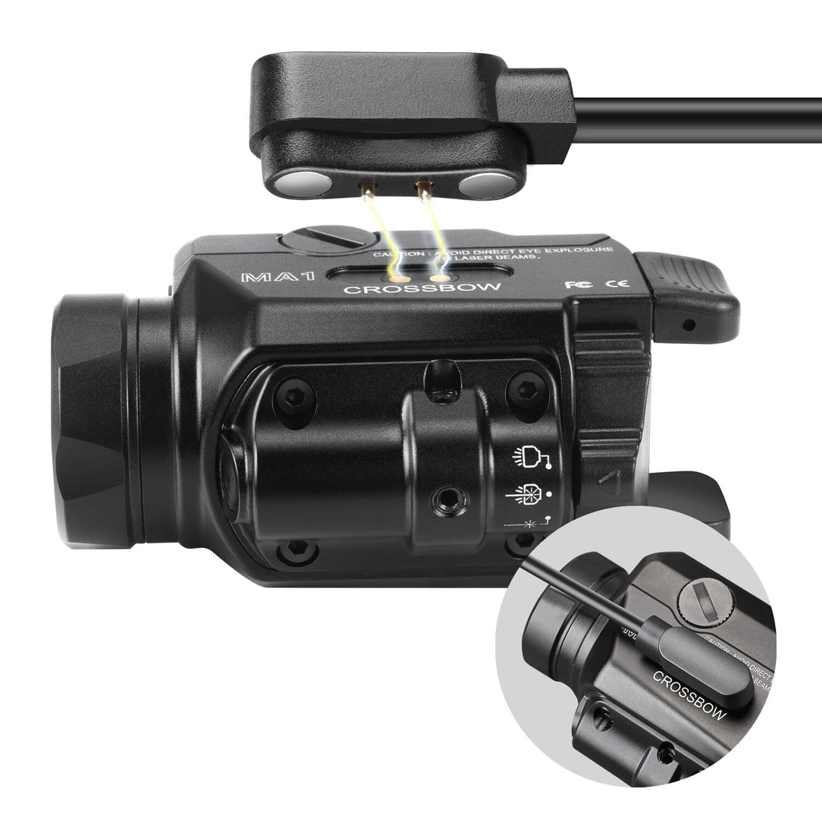 Magnetic Charger for WARRIORLAND MA1 MA2 Tactical Light