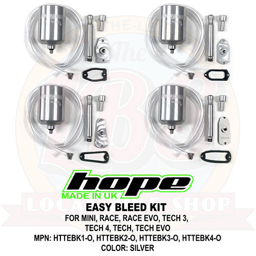 Complete Brake Bleed Kit for Hope Disc Brakes - All Variants