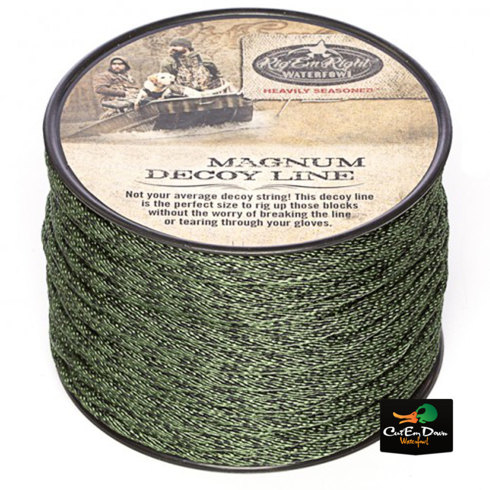 Waterfowl Decoy Line Rope - 100ft Braided Non-Floating Tackle Cord