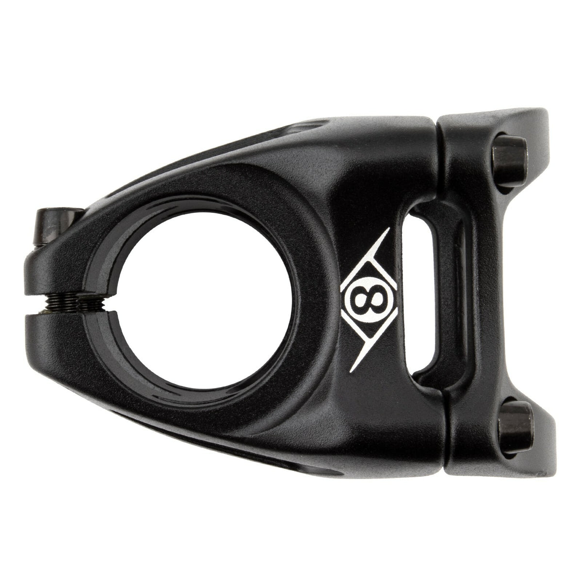 Bike Stem Bar Clamp - Black MTB Enduro Trail 35mm & 31.8mm