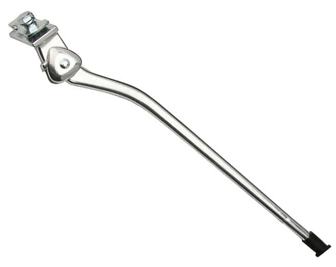 27-Inch Alloy Bicycle Center Kickstand Silver Universal Cut-to-Length