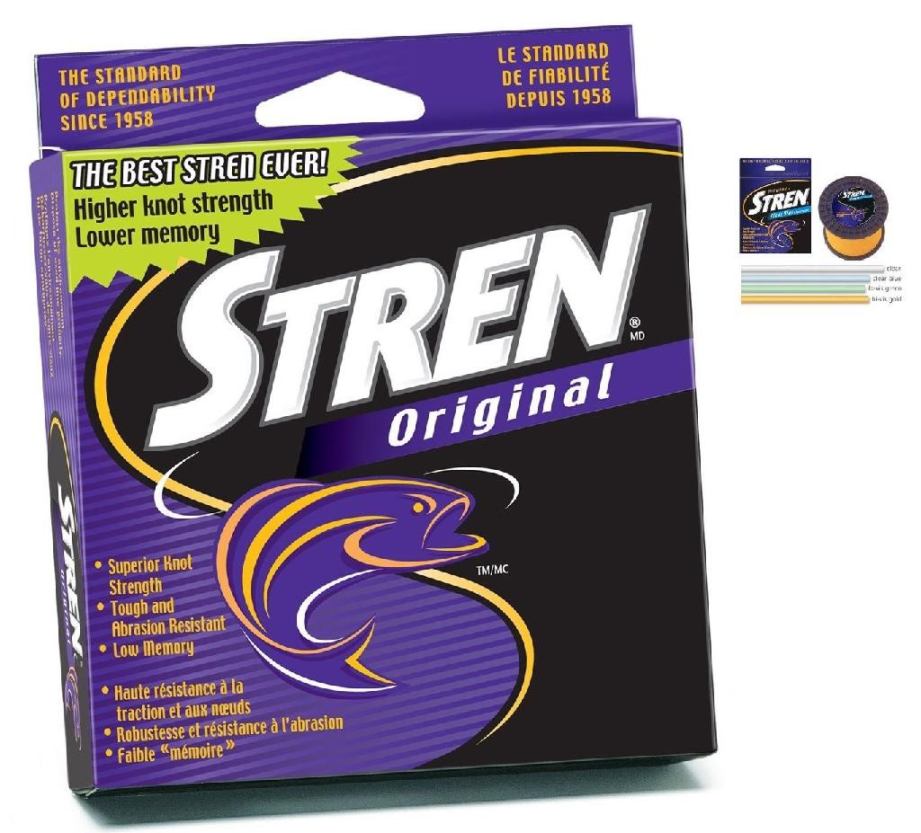 10lb Monofilament Fishing Line 300 Yards Hi-Vis Gold - Strong & Abrasion Resistant