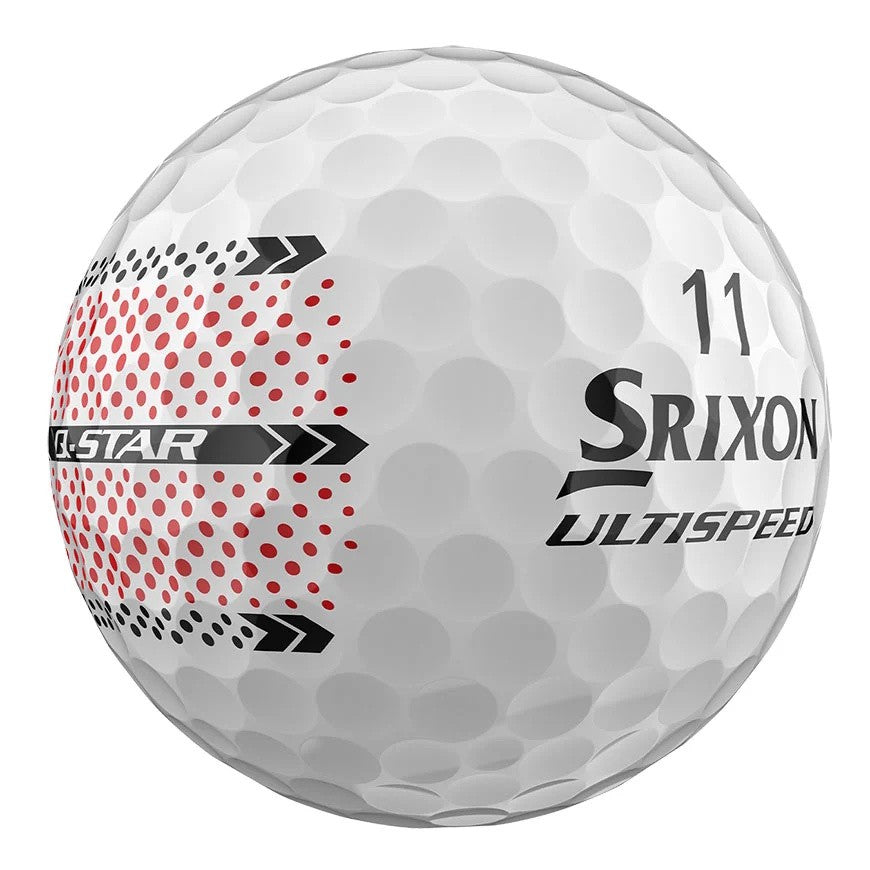 Srixon Q-Star Ultispeed Track Golf Balls - 3 Dozen White Distance Balls