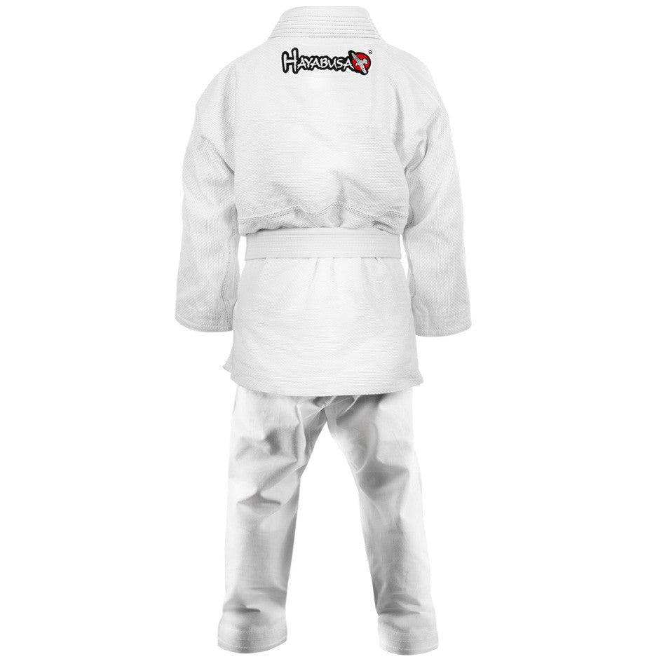Hayabusa Yuushi Youth Jiu-Jitsu Gi - White, Youth Martial Arts Uniform