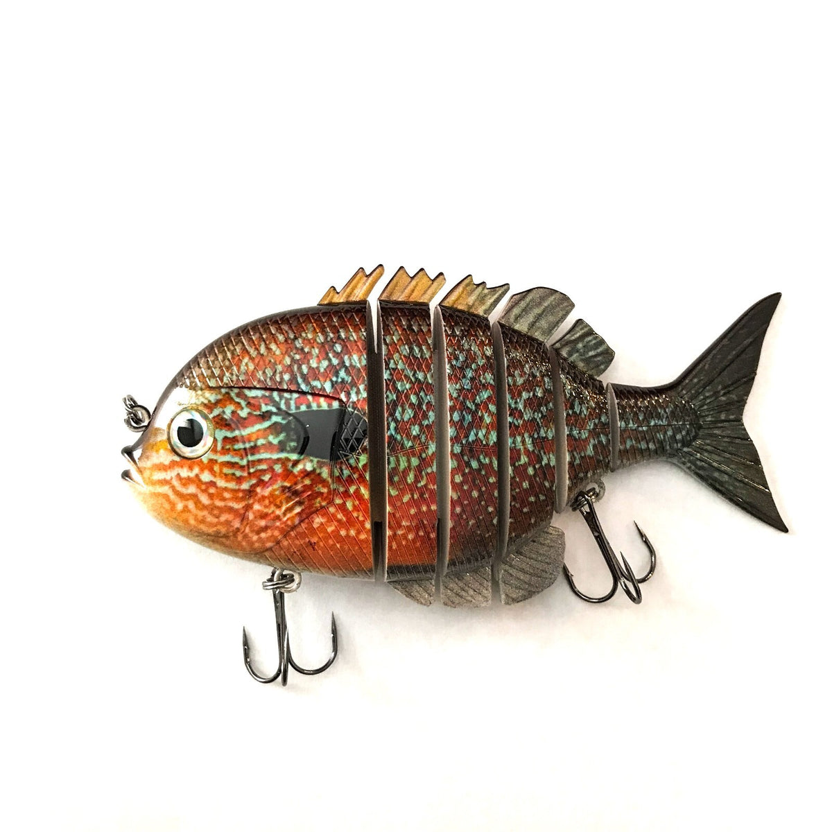 Large Game Fish Crankbait & Swimbait Set - 6 Inch Blue Gill & Pumpkinseed