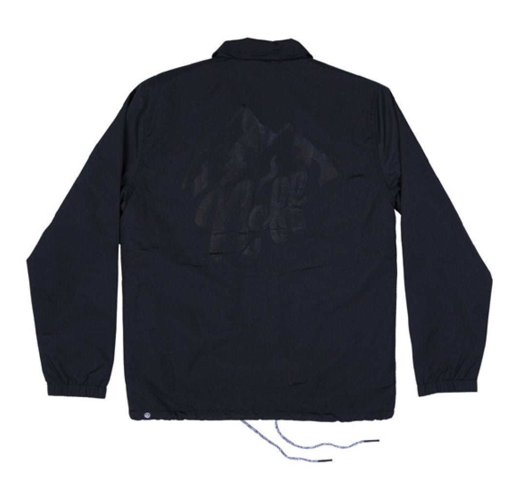Men's Sherpa-Lined Nylon Jacket - Water Resistant Black Medium