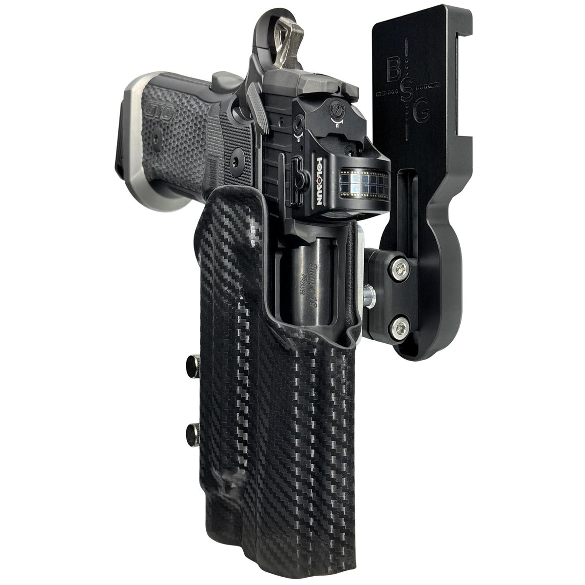 Pro Competition Holster for Sig P211 GTO with Adjustable Ball Joint - Black or Carbon Fiber