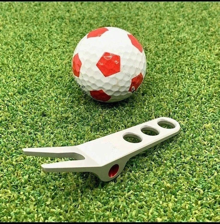 Golf Divot Repair Tool - Silver Scotty Cameron Red Dot Pivot