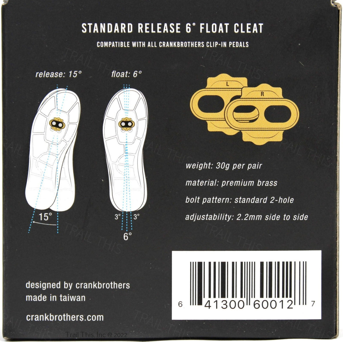 Crank Brothers Premium MTB Cleats Kit for Eggbeater, Candy, Mallet Pedals