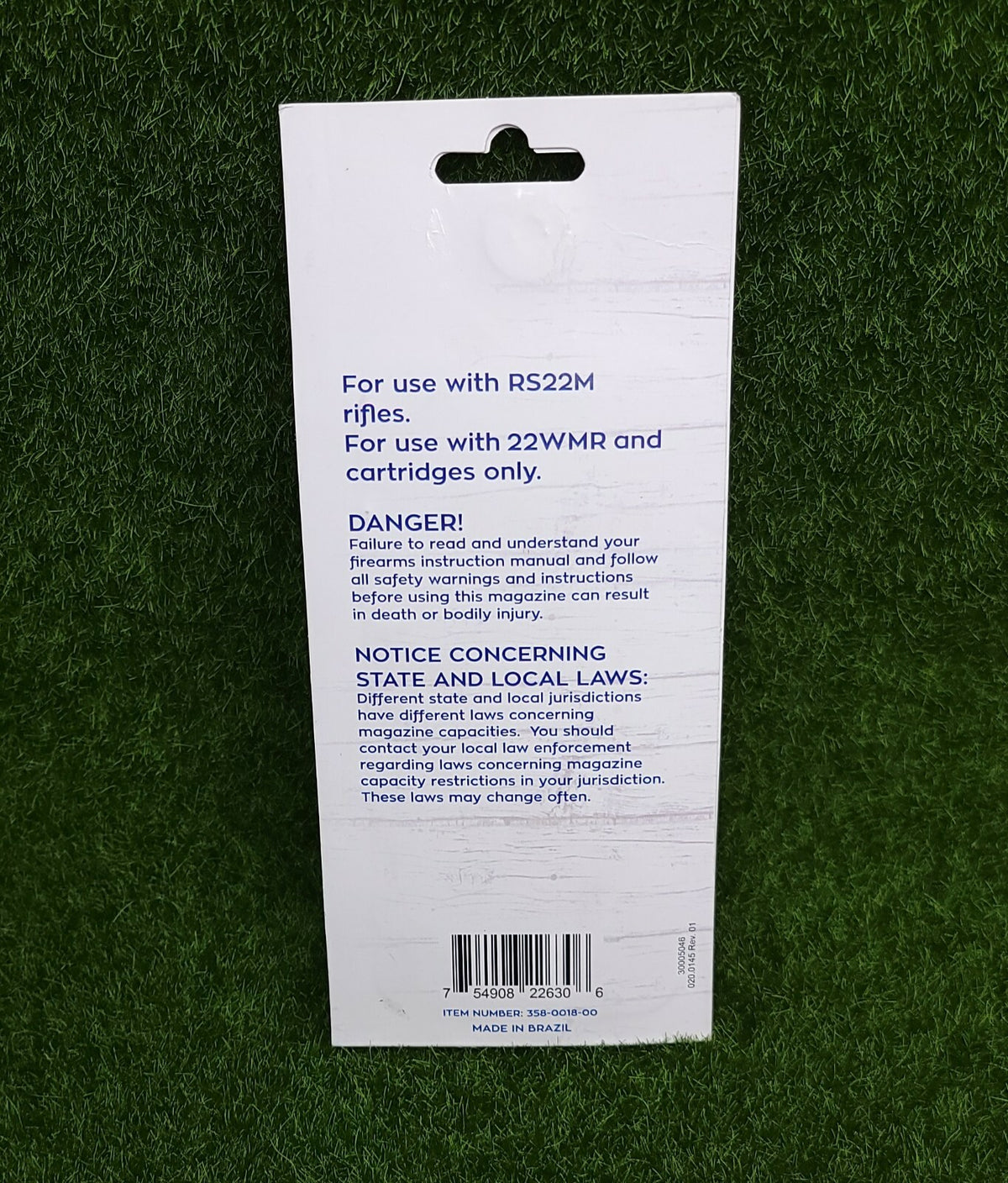 Rossi RS22M Rifle Magazine 10-Round 22WMR Polymer Black
