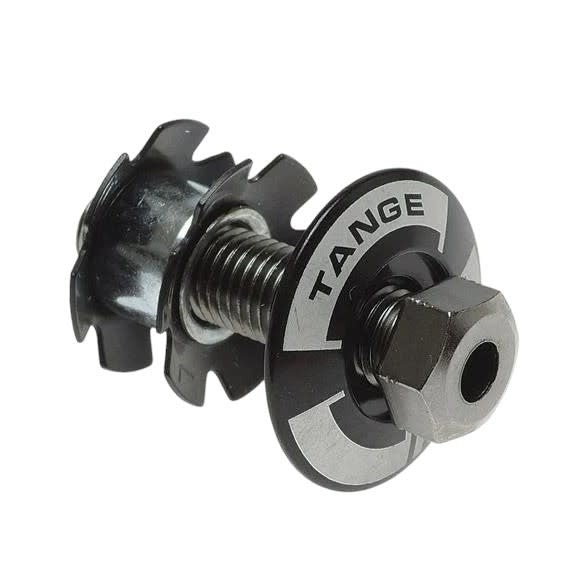 Tange Hollow Top Cap & Bolt Nut Set for 1-1/8" Threadless BMX Forks