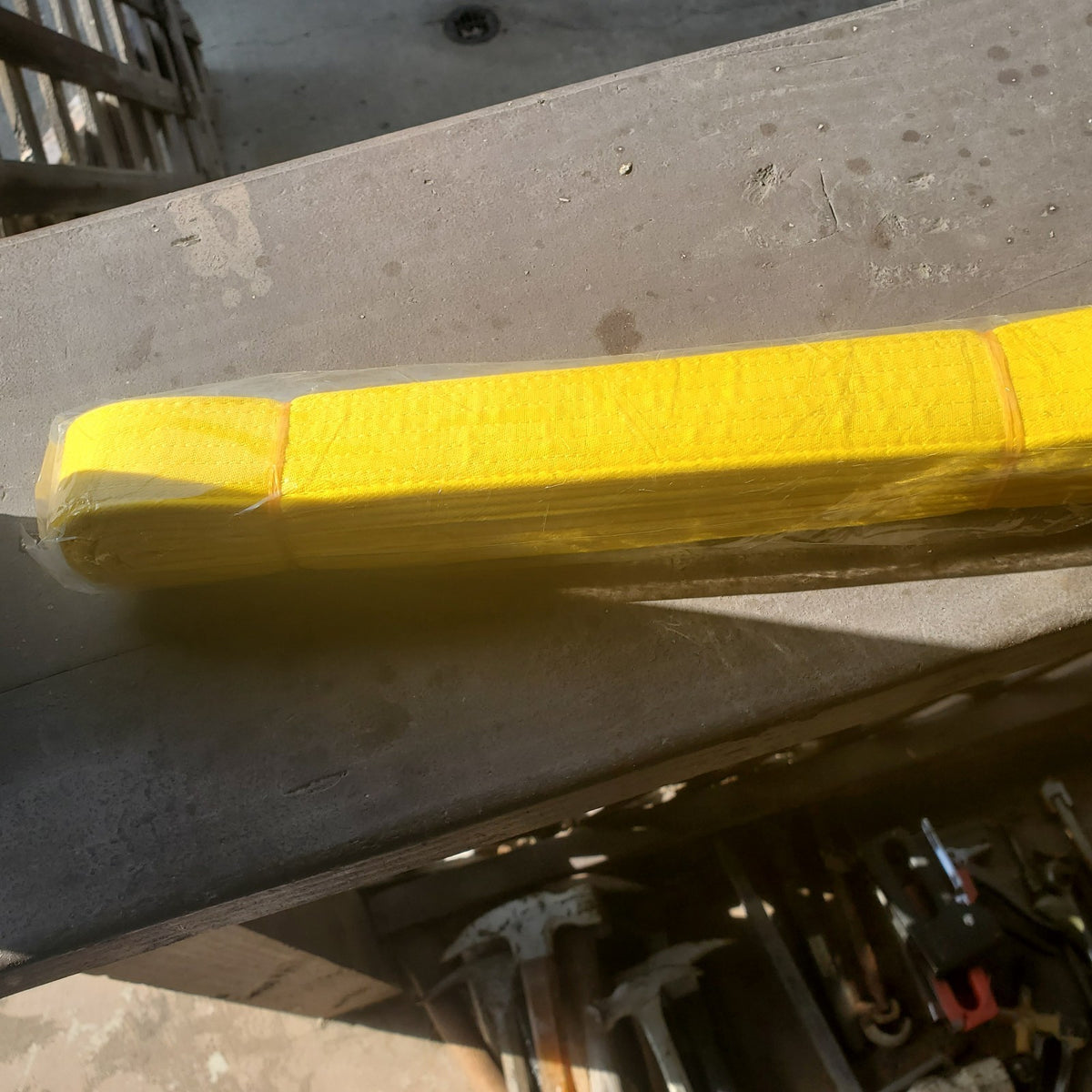 Martial Arts Belt Double Dragon Yellow Size 2 Unused Free Shipping