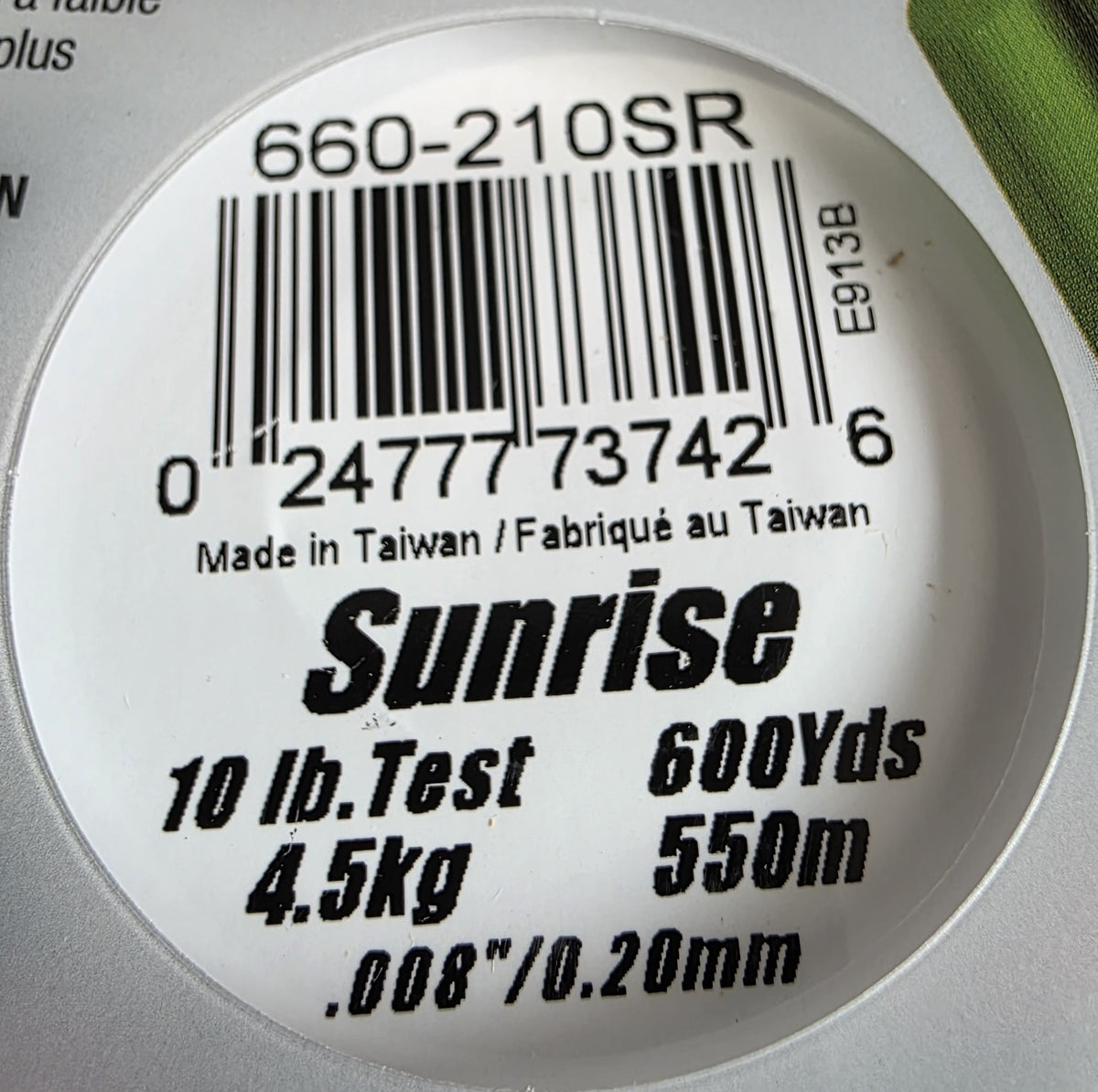 Fishing Line 10lb Test, 600 Yards, Sunrise Braid for Spinning & Casting