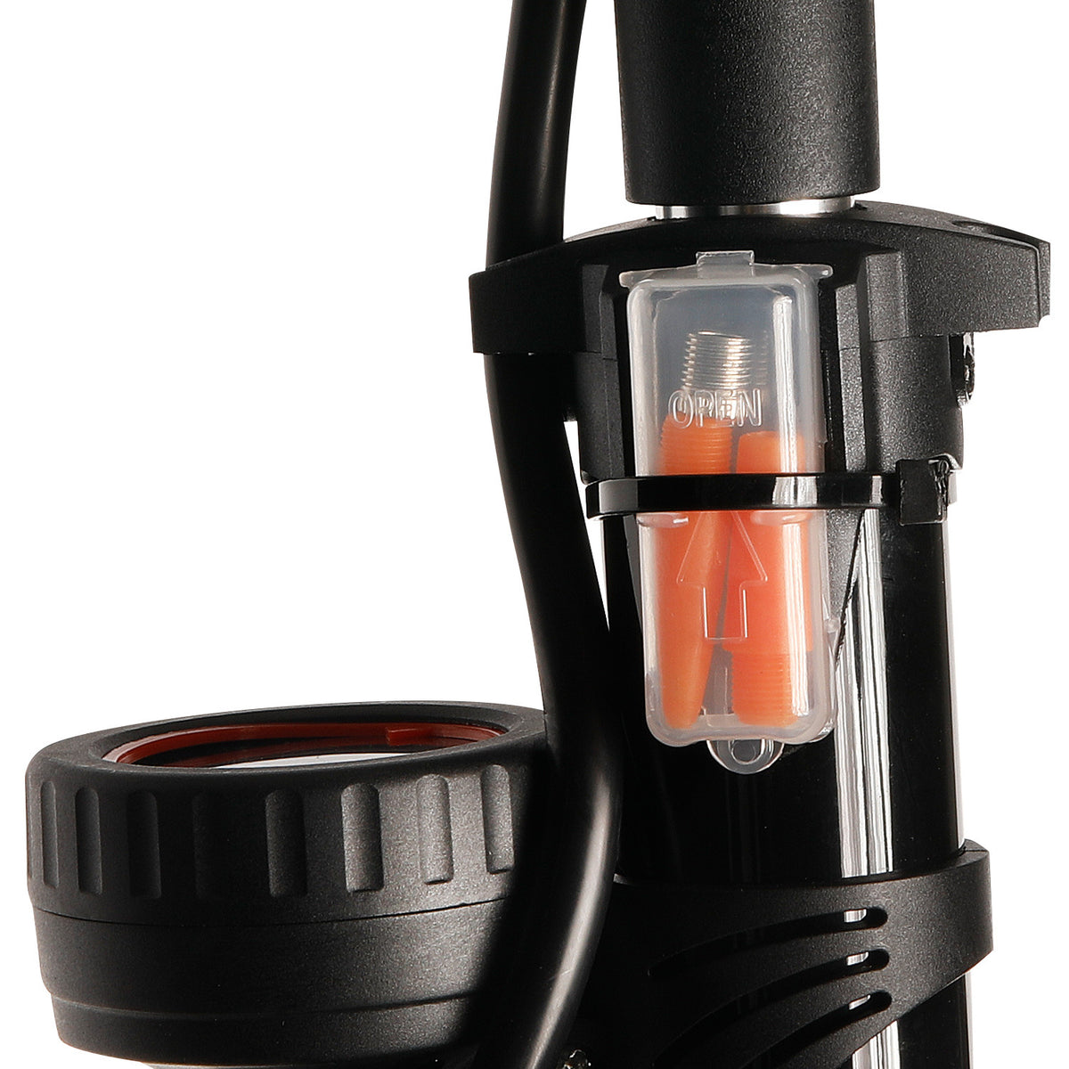 High Pressure Bicycle Floor Pump 160 PSI with Gauge for Road MTB Tires