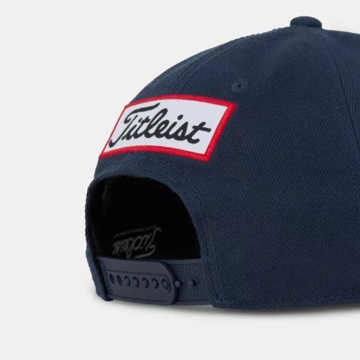 Men's Golf Tour Classic Snapback Cap Navy White Adjustable Hat