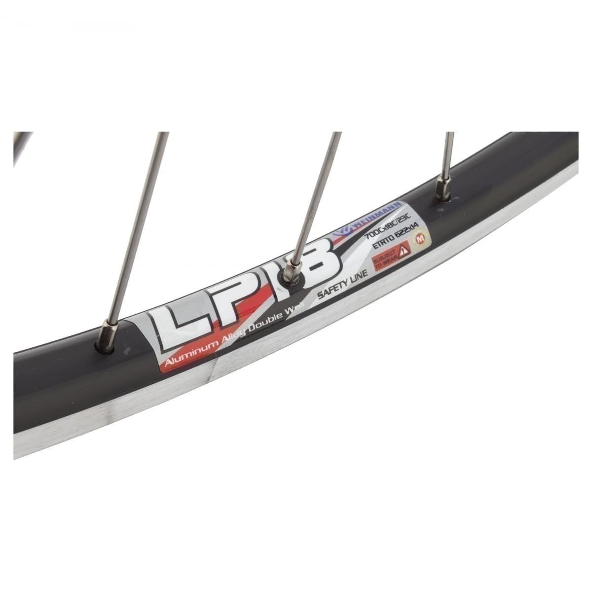 700c Bicycle Wheel Set with Weinmann LP18 Rims, Quick Release, 8-11 Speed