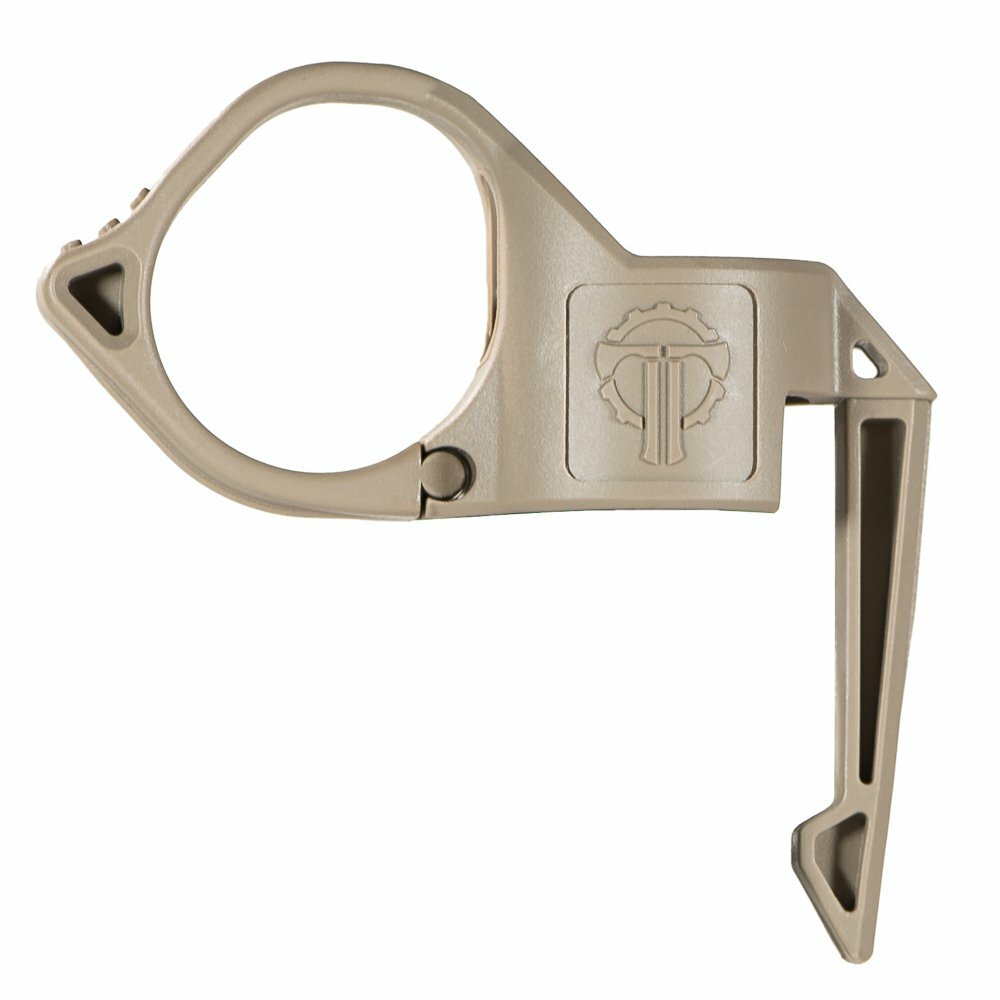 Large Flashlight Ring with Finger Clip for Tactical & Outdoor Use