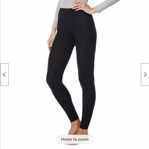 Women's Ultra Light Base Layer Pants - 2 Pack Black Sizes S
