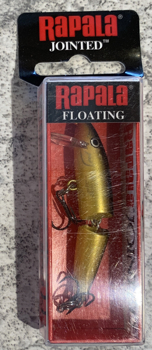 Fishing Lure - Jointed Floating J-5 Gold Bait for Freshwater & Saltwater