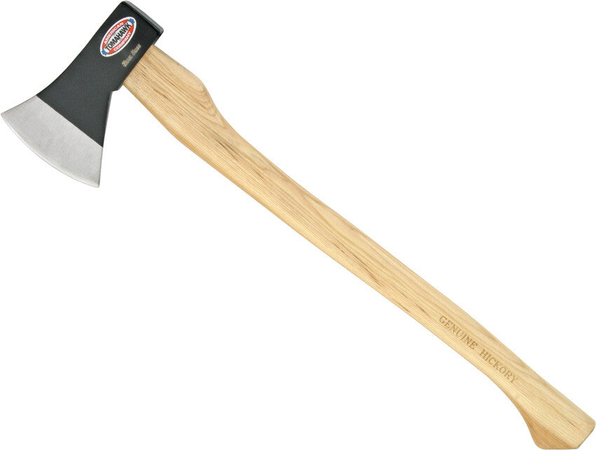 Cold Steel Trail Boss Carbon Steel Axe with Brown Hickory Handle 27 Inch