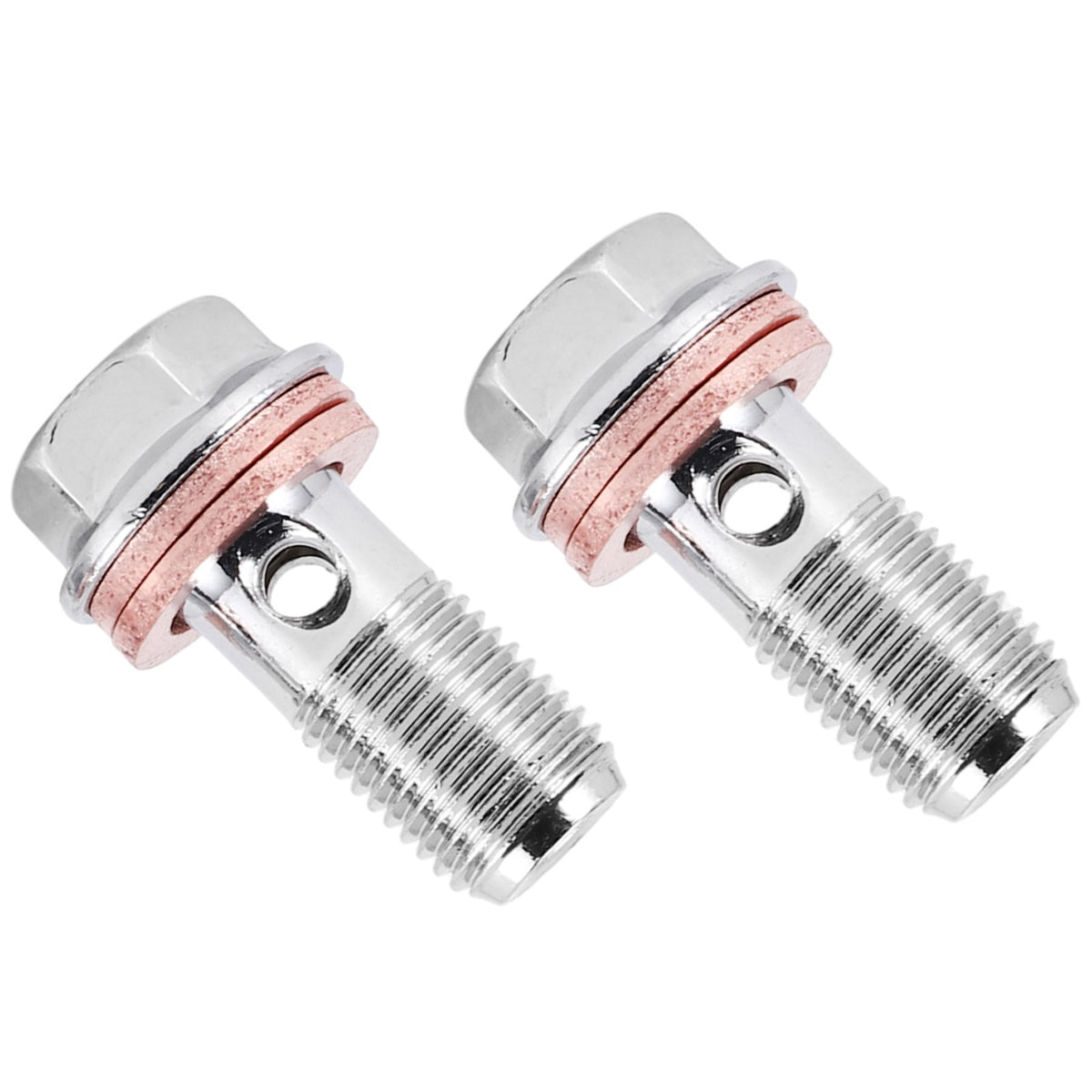 Motorcycle Carbon Steel Brake Banjo Bolt M10 x 1.0mm Set for Brake Calipers
