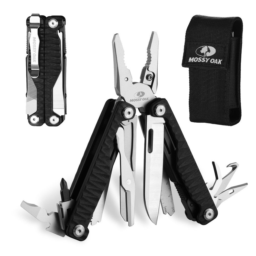 17-in-1 Multi Tool with CNC Steel Pliers for Camping, Hiking, Survival