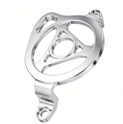 Aluminum Engine Case Saver Cover for Surron Light Bee X/S - Silver