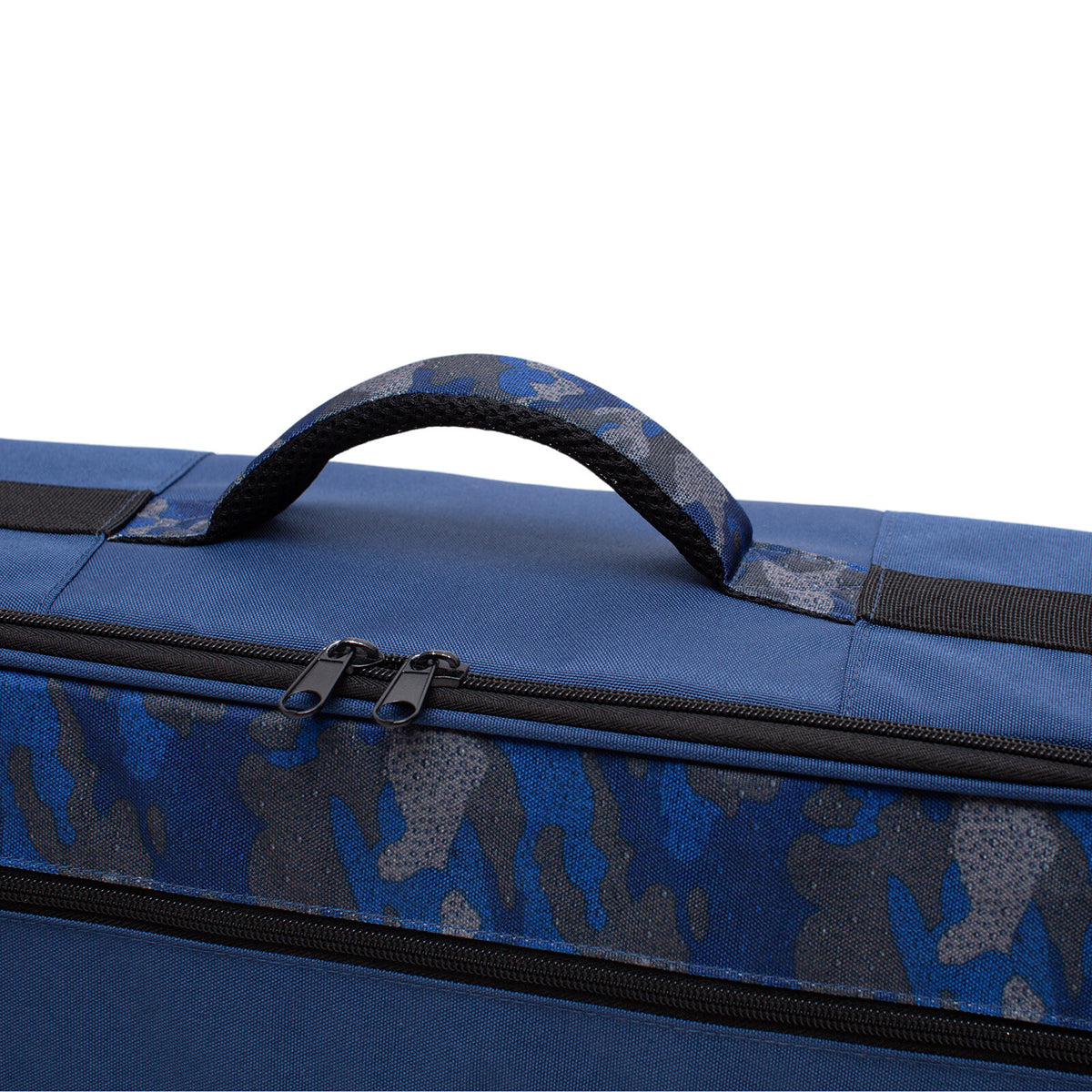 Fly Fishing Rod and Reel Travel Case - Protective Gear Bag with Adjustable Dividers