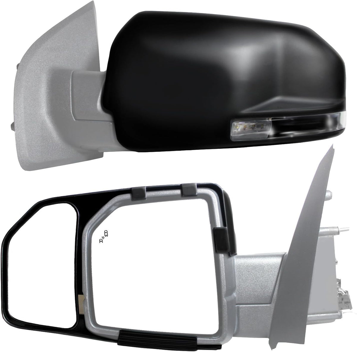 2015-2020 Ford F-150 Towing Mirror Extensions - Driver & Passenger Side