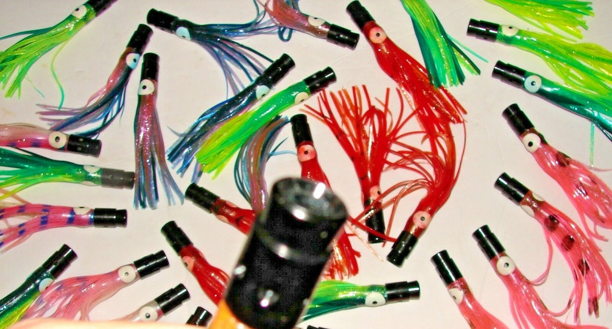 10 Pack Big Game Fishing Lures - Tuna, Marlin, Dorado, Wahoo, Saltwater Trolling