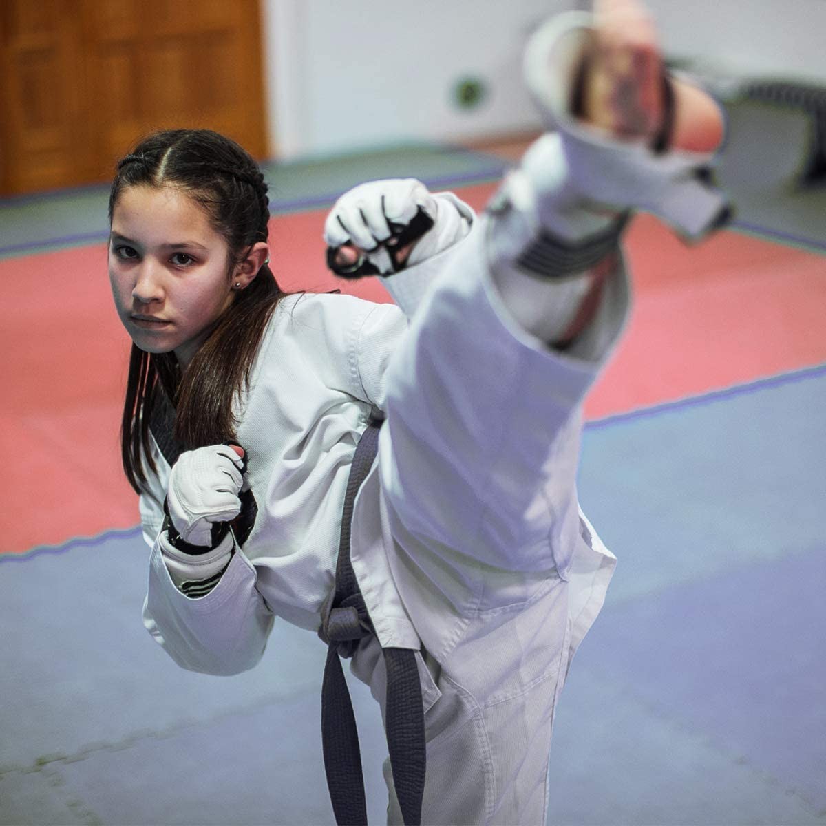 Martial Arts Training Gloves for Sparring and Grappling - Breathable PU Material
