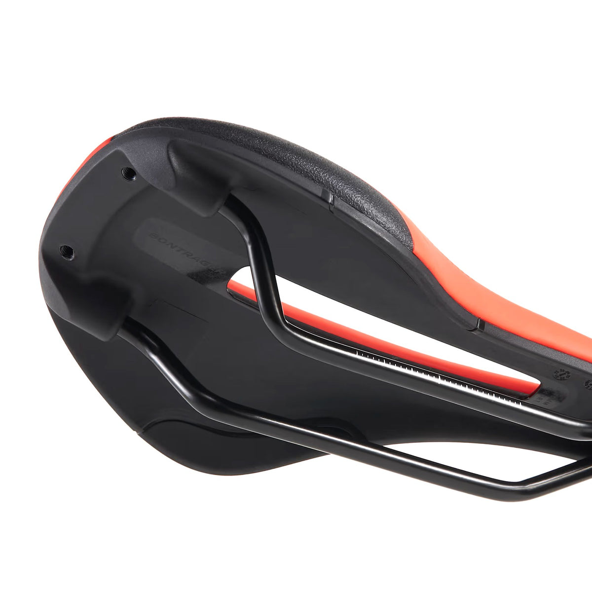MTB Bicycle Saddle - 155mm Red Trail Seat for Mountain Bikes