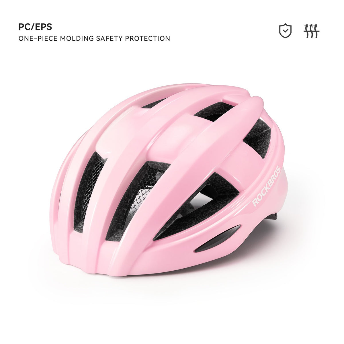 Rechargeable Ultralight Bike Helmet with Tail Light - Breathable Safety Cycling Headgear