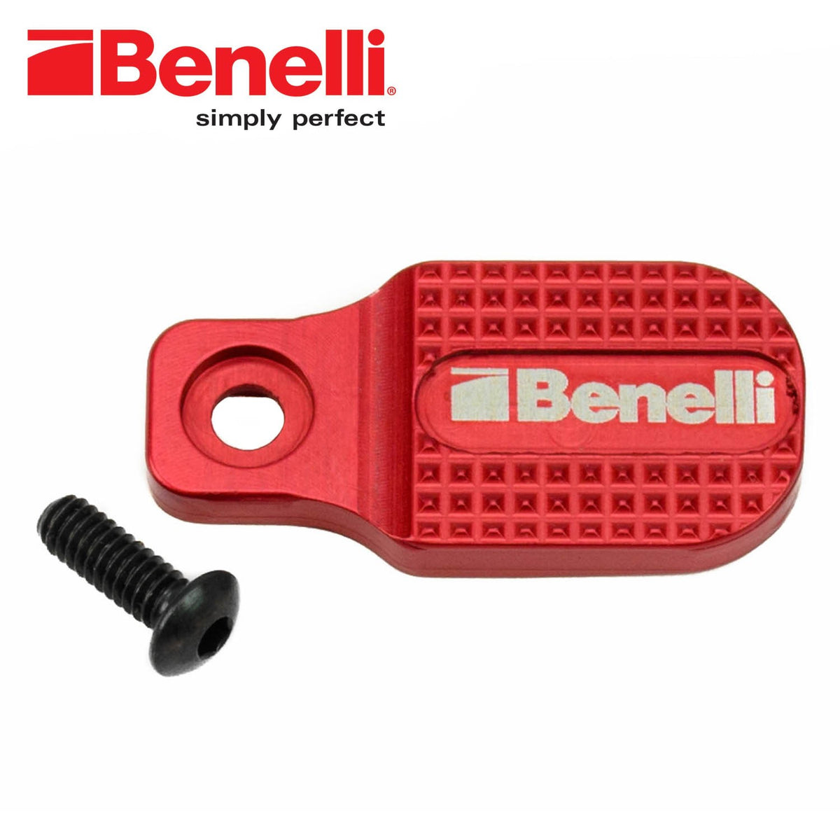 Benelli Super Sport Extended Bolt Release Button - Red for Shotguns