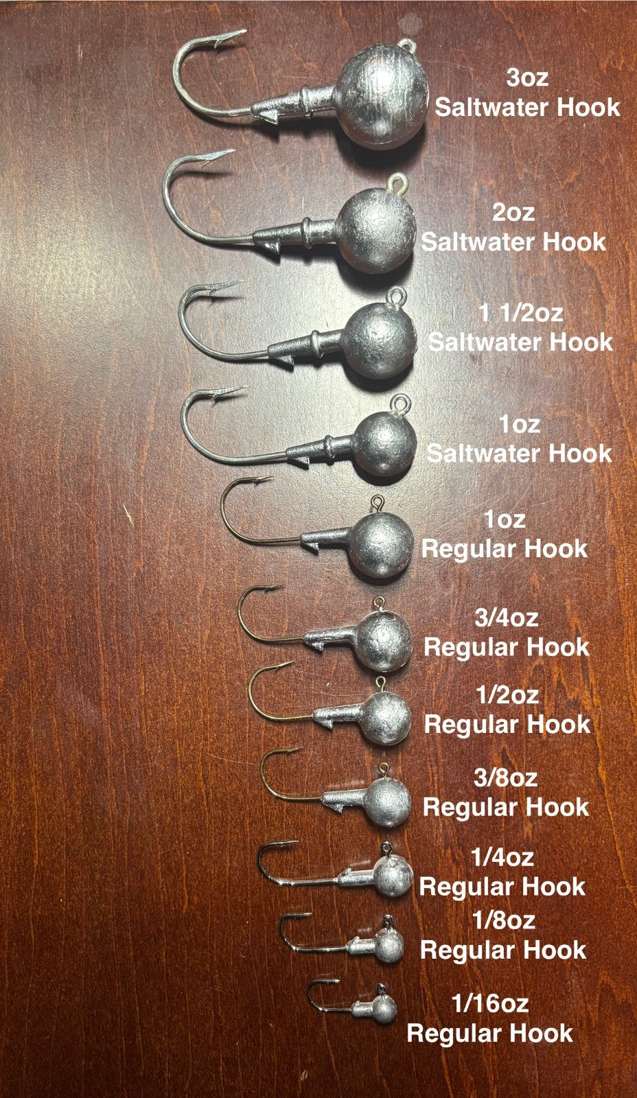 Bulk Metal Jig Heads for Fishing - Multiple Sizes & Pack Options