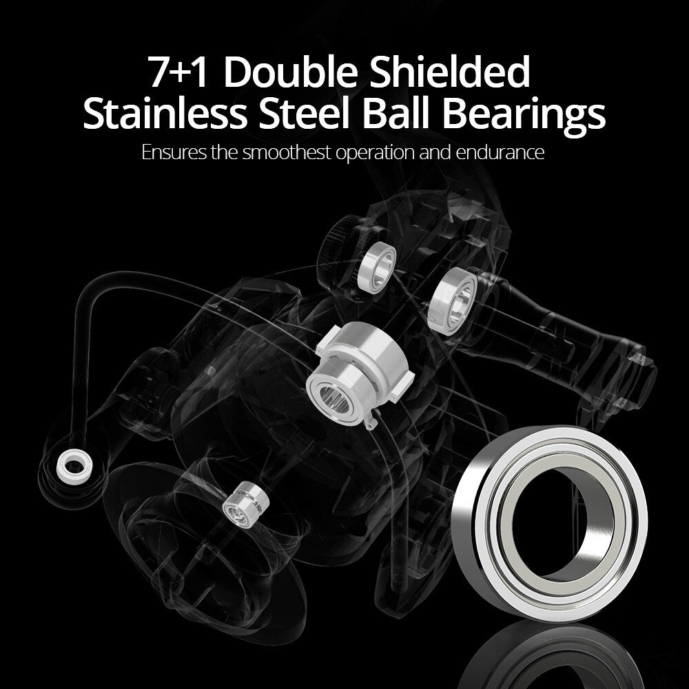 Multi-Model Saltwater & Freshwater Spinning Reel - Heavy Duty Fishing Reel