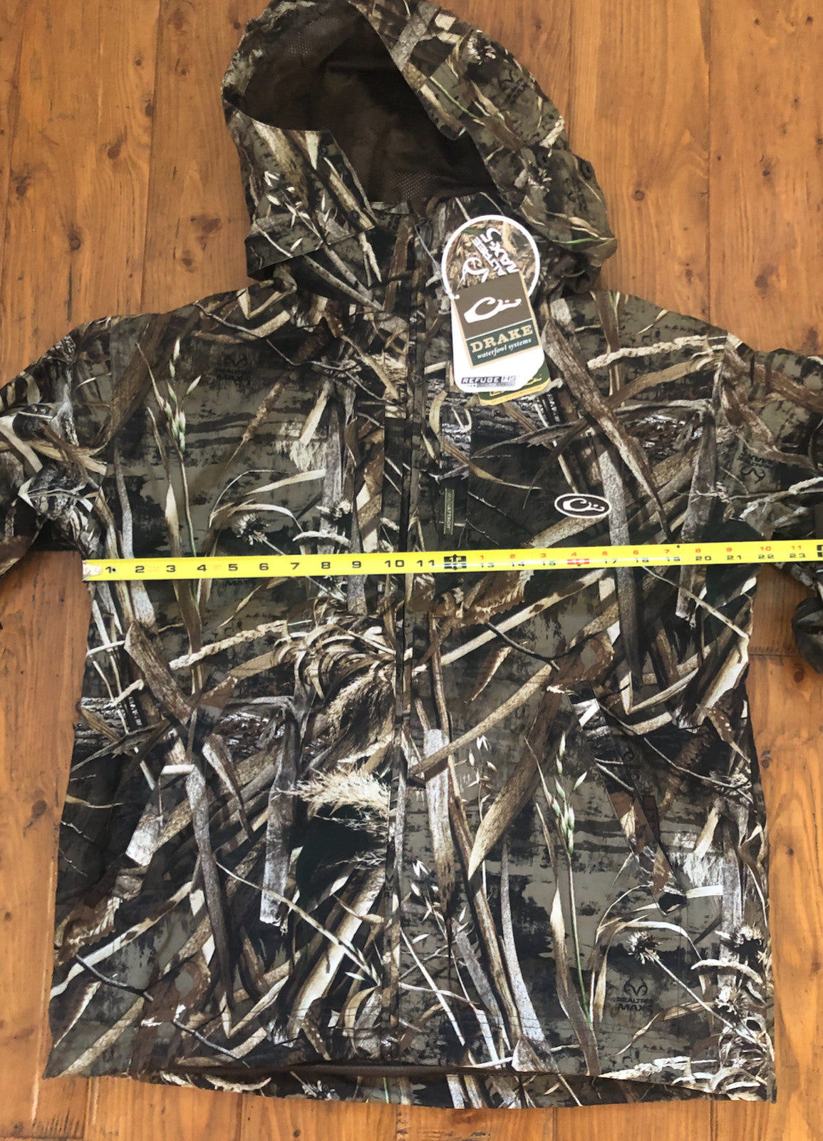 Waterproof Hunting Jacket with Vented Underarms - Max 5 Camo, Full Zip