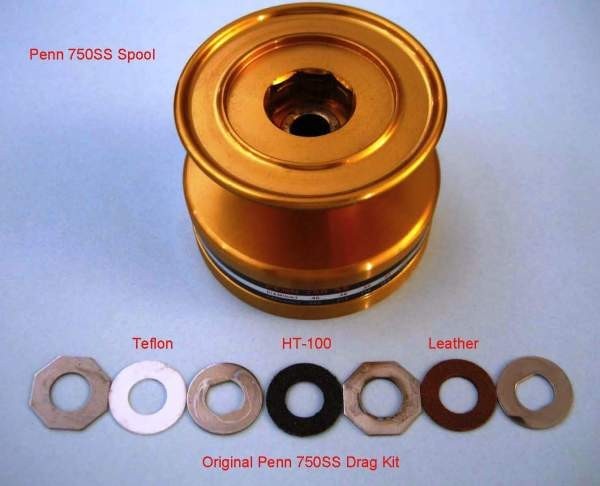 Penn Spinfisher Reel Drag Upgrade Kit - 5 Stack Carbontex System for 704Z 750SS 850SS