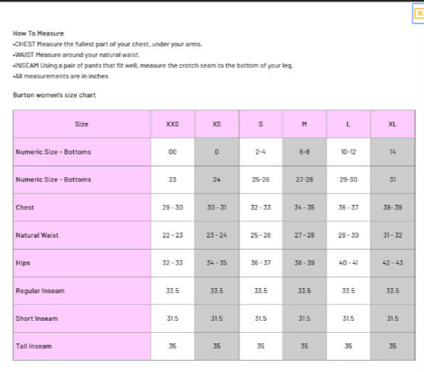 Women's Insulated Snowboard Pants Waterproof Ski Snow Outerwear Black Medium
