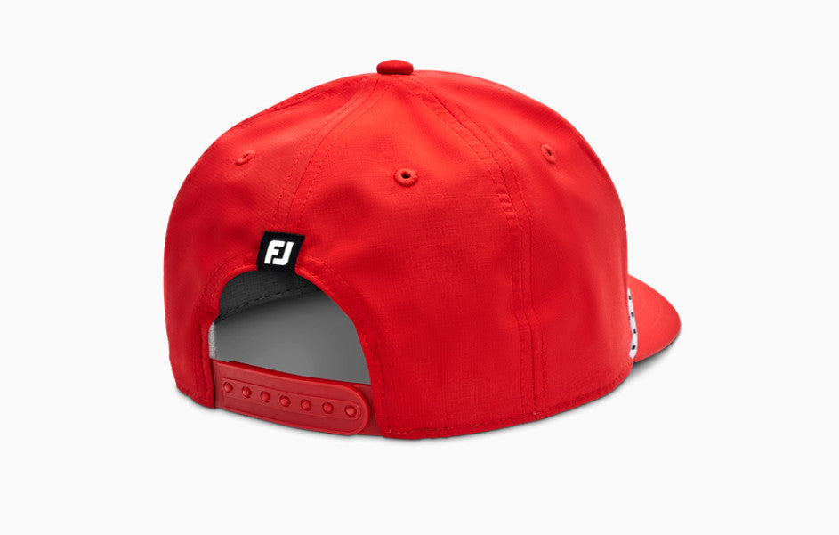 Adjustable Rope Hat - Red and Black Snapback Cap for Men & Women
