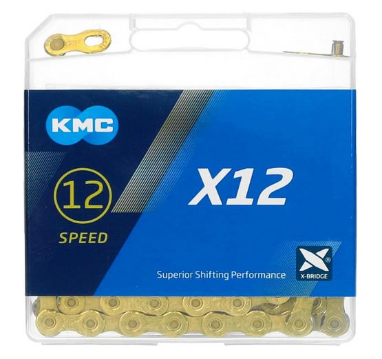 12-Speed Gold Bike Chain 126L for SRAM Shimano Cycling