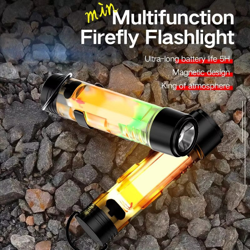 USB Rechargeable Mini LED Flashlight Keychain Torch - Bright Portable Tool