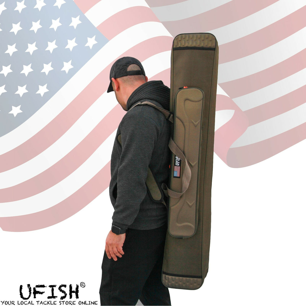 Fishing Rod Bag Tackle Storage Carrier Portable Travel Sock - 2 & 3 Layer Models